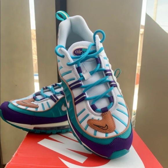 Nike Air Max 98 Charlotte Hornets - Picture 3 of 4